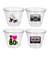 I Love the 80'S PARTY CUPS - 80's Birthday Cups 80's Party Cups 80's Decorations 80's Birthday Party 80's Birthday Party Decorations 80s 90s