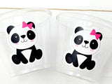 PANDA BEAR Party Cups Panda Treat Cups Panda Favor Panda Decoration Panda Birthday Panda Baby Shower Panda Birthday Party Panda Favor