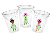 SPA PARTY CUPS - Spa Party Decorations Spa Party Supplies Spa Party Supplies Spa Birthday Party Spa Day Party Spa Day Birthday Spa Parties