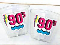 I Love the 90'S PARTY CUPS - 90's Birthday Cups 90's Party Cups 90's Decorations 90's Birthday Party 90's Birthday Party Decorations 90s 80s