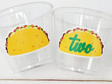 TACO PARTY CUPS - Taco Cups Taco Tuesday Cups Taco Party Taco Birthday Fiesta Party Decorations Cinco De Mayo Taco Twosday Party Taco Favors