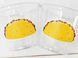 TACO PARTY CUPS - Taco Cups Taco Tuesday Cups Taco Party Taco Birthday Fiesta Party Decorations Cinco De Mayo Taco Twosday Party Taco Favors