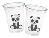 PANDA BEAR Party Cups Panda Treat Cups Panda Favor Panda Decoration Panda Birthday Panda Baby Shower Panda Birthday Party Panda Favor