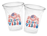 4th of July Party Cups, USA Party Cups, 'Merica Cups, Independence Day Party Decorations, 4th of July Party Decorations, July 4th Party USA