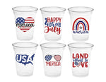 4th of July Party Cups, USA Party Cups, 'Merica Cups, Independence Day Party Decorations, 4th of July Party Decorations, July 4th Party USA