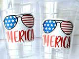 4th of July Party Cups, USA Party Cups, 'Merica Cups, Independence Day Party Decorations, 4th of July Party Decorations, July 4th Party USA