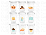 THANKSGIVING PARTY CUPS - Thanksgiving Kids Cups Kids Party Cups Thanksgiving Party Supplies Turkey Party Cups Thanksgiving Decoration Favor