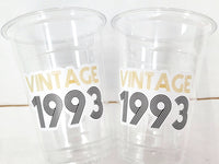 30th PARTY CUPS - Vintage 1993 Cups Best of 1993 30th Birthday Party 30th Birthday Favors 30th Party 30th Party Decorations 1993 Birthday