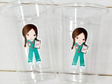 Nursing Party Cups Doctor Party Cups Nurse Party Cups Nursing Party Rn Party Decorations Medical School Party Nurse Graduation Party Meds