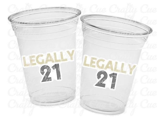 21st Birthday PARTY CUPS -Legally 21 Cups 21st Birthday Party 21st Birthday Favors 21st Party 21st Party Decorations 2002 Birthday Party Cup