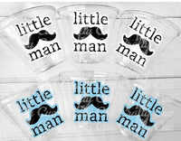 LITTLE MAN PARTY Cups - Little Man Cups Little Man Baby Shower Little Man Party Decorations Little Man Party Supplies Little Man Cups