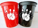 BOWLING PARTY CUPS - Bowling Birthday Cups Bowling Cups First Birthday Bowling Party Decorations Bowling Bowling Cups Bowling Party Favors