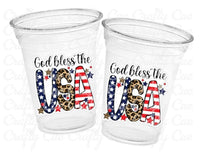 4th of July Party Cups, USA Party Cups, 'Merica Cups, Independence Day Party Decorations, 4th of July Party Decorations, July 4th Party USA