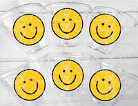 SMILEY FACE CUPS - One Happy Dude 1st Birthday Happy Smiley Face First Birthday Happy Smiley Face Cups Smiley Face Favors Smiley Face