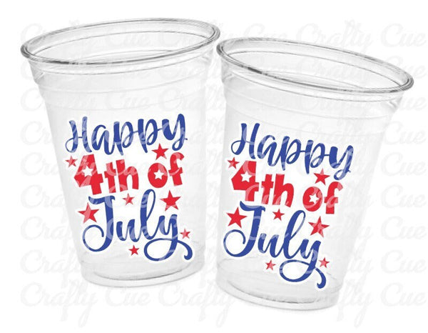 Happy 4th of July Party Cups USA Party Cups 'Merica Cups Independence Day Party Decorations July 4th Party Decorations July 4th Party Favors