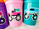 MONSTER TRUCK PARTY Cups - Monster Truck Treat Cups Monster Truck Birthday Monster Truck Party Monster Truck Party Favors, Monster Truck Cup