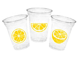 Lemon Party Cups, Lemon Birthday, Lemon Party Favors, Lemon Party Favors, Lemon First Birthday, Lemon Baby Shower Lemon Decorations Lemonade