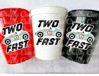 RACING PARTY CUPS - Race Car Cups Racing Birthday Cups Racing Birthday Cups Race Car Party Favors Racing Party Favors Racing Decorations