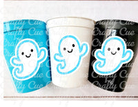 HALLOWEEN PARTY CUPS - Ghost Cups Halloween Decorations Halloween Birthday Halloween Party Candy Cups Treat Cups Cute Ghost Party Cups