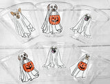 GHOST DOG PARTY Cups Dog Ghost Cups Ghost Dog Halloween Decorations Halloween Party Dog Ghost Party Favors Treat Cups Cute Ghost Party Cups