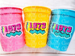 50th PARTY CUPS - Vintage 1973 50th Birthday Party 50th Birthday Favors 50th Party Cups 50th Party Decorations 1973 Birthday Party Cups 50th