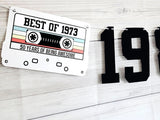 BEST OF 1973 - 50th Birthday Banner 1973 Banner 1973 Party Decorations 50th Party Decorations 50th Party Banner 50 Birthday Party Banner 70s