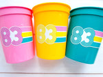Retro 40th PARTY CUPS - Best of 1983 40th Birthday Party 40th Birthday Favors 40th Party Cups 40th Party Decorations 1983 Birthday 80's Cups