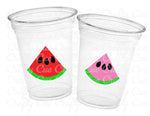 WATERMELON PARTY CUPS - Watermelon Party Favors Watermelon Treat Cups Watermelon Birthday One in a Melon First Birthday 1st Birthday