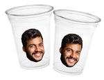 Groom Face Plastic Cups, Groom Face Cups, Groom Face Bachelorette Party, Groom Face Decorations, Groom Face Party Favors, Groom Face Party