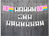 BEST OF 1983 - 40th Birthday Banner 1983 Banner 1983 Party Decorations 40th Party Decorations 40th Party Banner 40 Birthday Party Banner 80s