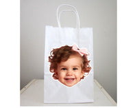 Custom Party Bags Personalized Party Bags Face Birthday Bags Face Bags Birthday Goody Bags Kid Face Bachelorette Favor Bags Decorations