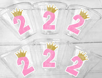 PRINCESS PARTY CUPS - Princess Birthday Cups Princess Party Cups Princess Party Decoration Princess Party Favors Princess Birthday