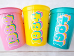 40th PARTY CUPS - Best of 1983 40th Birthday Party 40th Birthday Favors Vintate 1983 40th Party Decorations 1983 Birthday 80's Party Cups