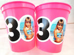 Custom Plastic Party Cups Personalized Party Cups Personalized 30th Birthday Cups Vintage 30th Cups 1994 Custom Face Party Cups Decorations