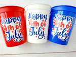 4th of July Party Cups July 4th Sunglasses Cups USA Party Cups 'Merica Cups Independence Day Party Decorations 4th of July Party Decorations