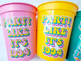 30th PARTY CUPS - Best of 1994 40th Birthday Party 0th Birthday Favors 30th Party Cups 30th Party Decorations 1994 Birthday 90's Party Cup