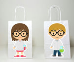 Science Goody Bags, Scientist Goody Bags, Science Favor Bags, Scientist Favor Bags, Kid Scientist, Science Favors