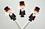 Magician Cupcake Toppers, Magician Birthday, Magic Party