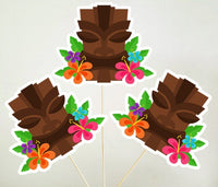 Luau Centerpieces, Luau Party, Luau Birthday, Hawaii Centerpieces, Tiki Party Centerpieces