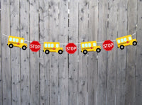 School Bus Garland, School Bus Banner, School Bus Birthday, School Bus Decorations, Back To School, Teacher Banner, Teacher Decoration