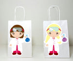 Science Goody Bags, Scientist Goody Bags, Mad Scientist Favor Bags, Mad Scientist Gift Bags, Mad Scientist Birthday, Science Goody Bags