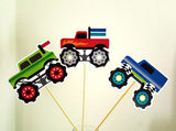 MONSTER TRUCK PARTY Garland - Monster Truck Garland, Monster Truck Banner, Monster Truck Party Banner, Monster Truck Party Decorations