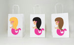 Mermaid Goody Bags, Mermaid Favor Bags, Mermaid Goody Bags, Mermaid Favor Bags, Mermaid Gift Bags, Mermaid Favors