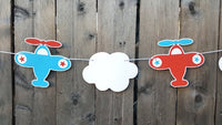 Airplane Garland, Airplane Banner, Airplane Party Garland, Airplane Baby Shower, Airplane Banner, Airplane Photo Prop (48171013P)