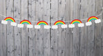 Rainbow Garland, Rainbow Banner, Rainbow Sign, Rainbow Birthday, Rainbow Party, Rainbow Decorations, Rainbow Baby Shower