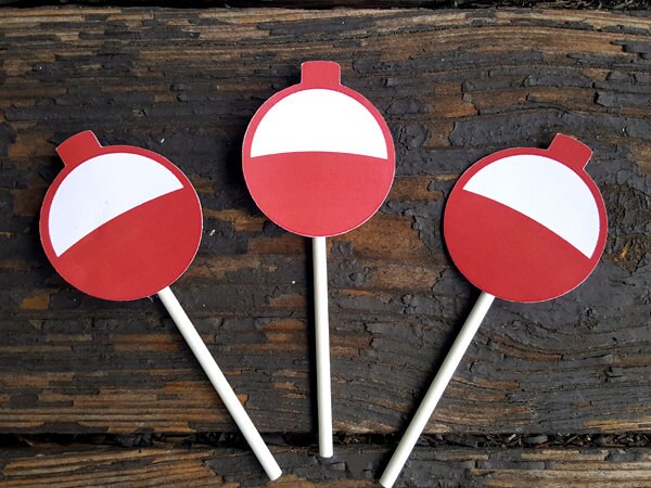 Cupcake Toppers: Fishing