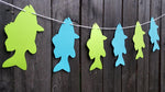 Fish Banner, Fishing Garland, Fishing Party, Fish Garland, fishing Baby Shower, Fishing Birthday Party, Fishing Banner