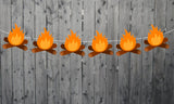 Fire Garland, Camping Garland, Camp Fire Garland, Camping Banner, Camping Decorations, Camping Photo Prop