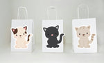 Cat Goody Bags, Cat Favor Bags, Cat Gift Bags, Cat Favors, Brown Cat 921717236P