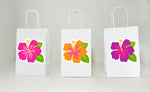 Hibiscus Flower Goody Bags, Luau Goody Bags, Hawaii Goody Bags, Beach Goody Bags, Tiki Goody Bags, Beach Party Goody Bags